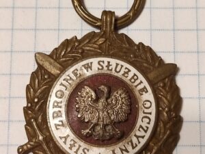 Медаль 5 лет выслуги в вооружённых силах Польши.