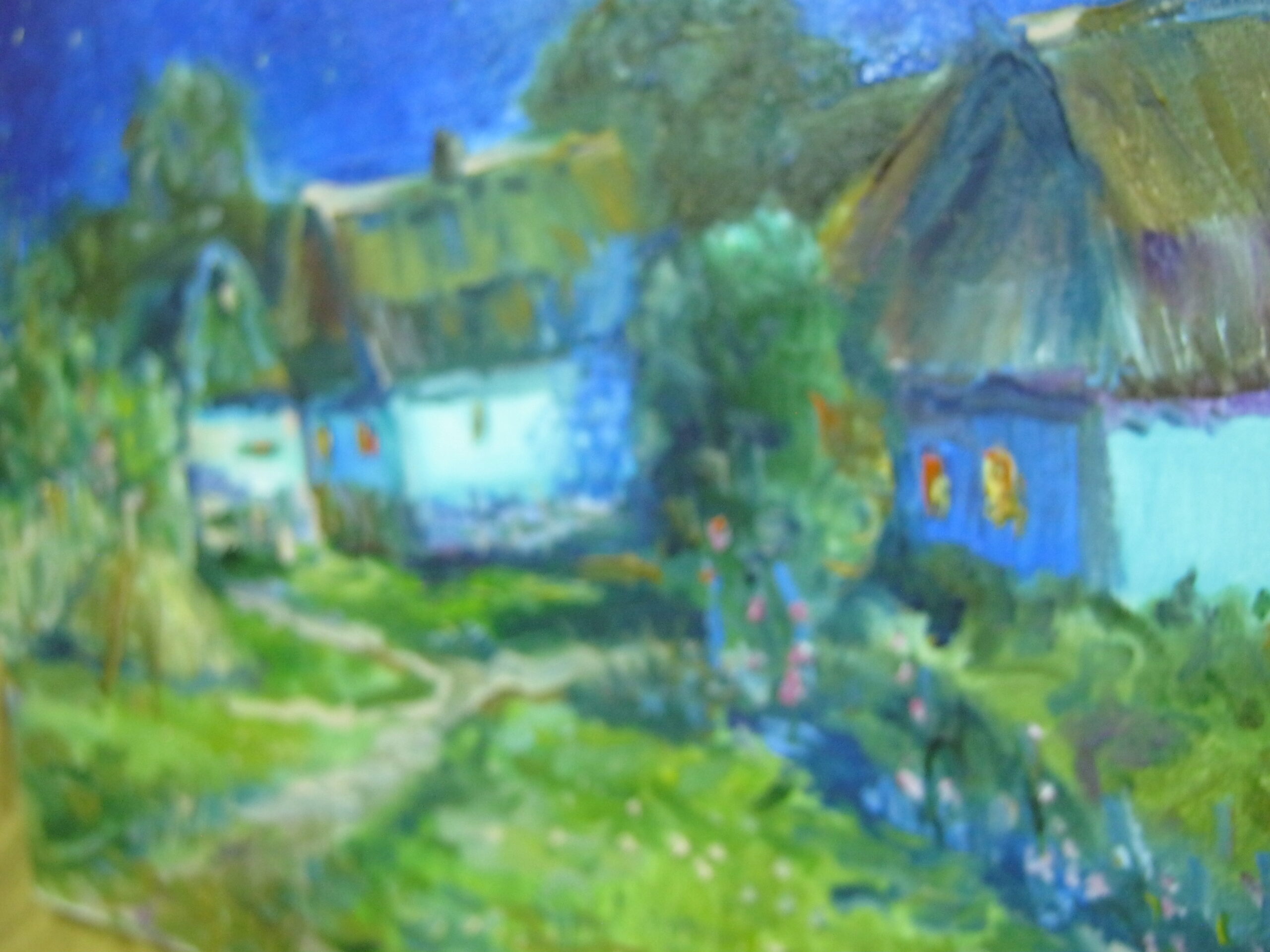 Картина “Лунная ночь в селе” - Image 4