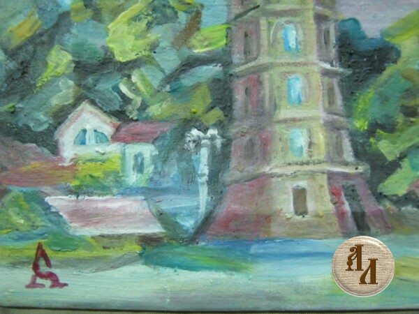 Картина маслом "Винницкая башня" - Image 2