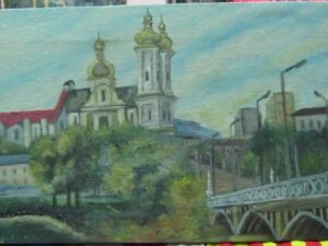 Картина Вид на Винницкий собор